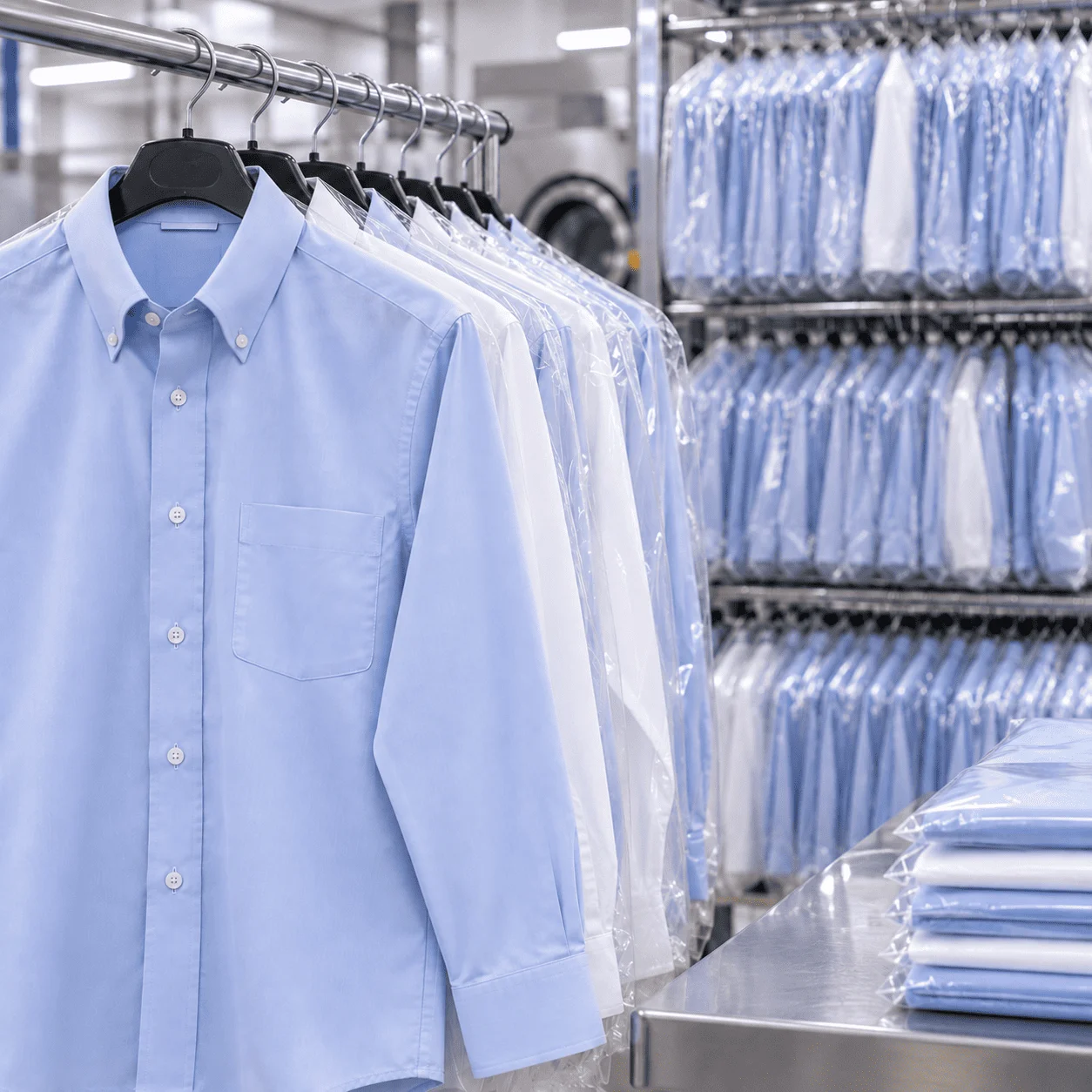 Camisa en colgador